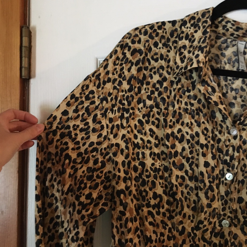 Leopard Print Button Down - image 6